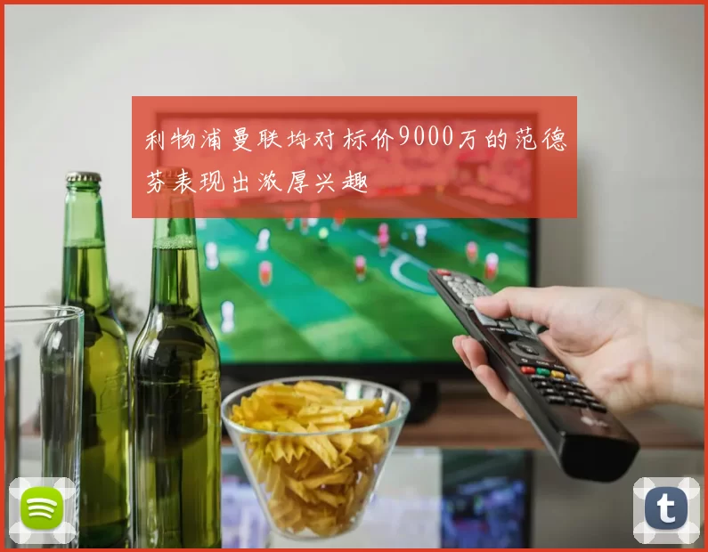 利物浦曼联均对标价9000万的范德芬表现出浓厚兴趣